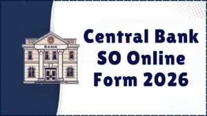 Central Bank SO Online Form 2026