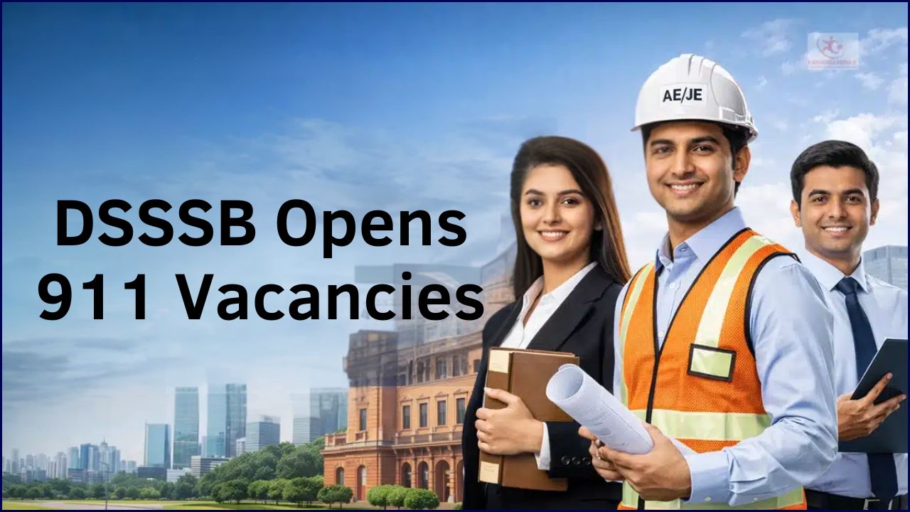 DSSSB Opens 911 Vacancies