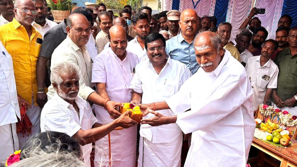 work on a water supply augmentation scheme