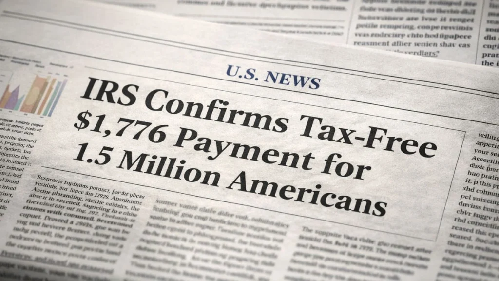 IRS Confirms Massive $1776 Payouts